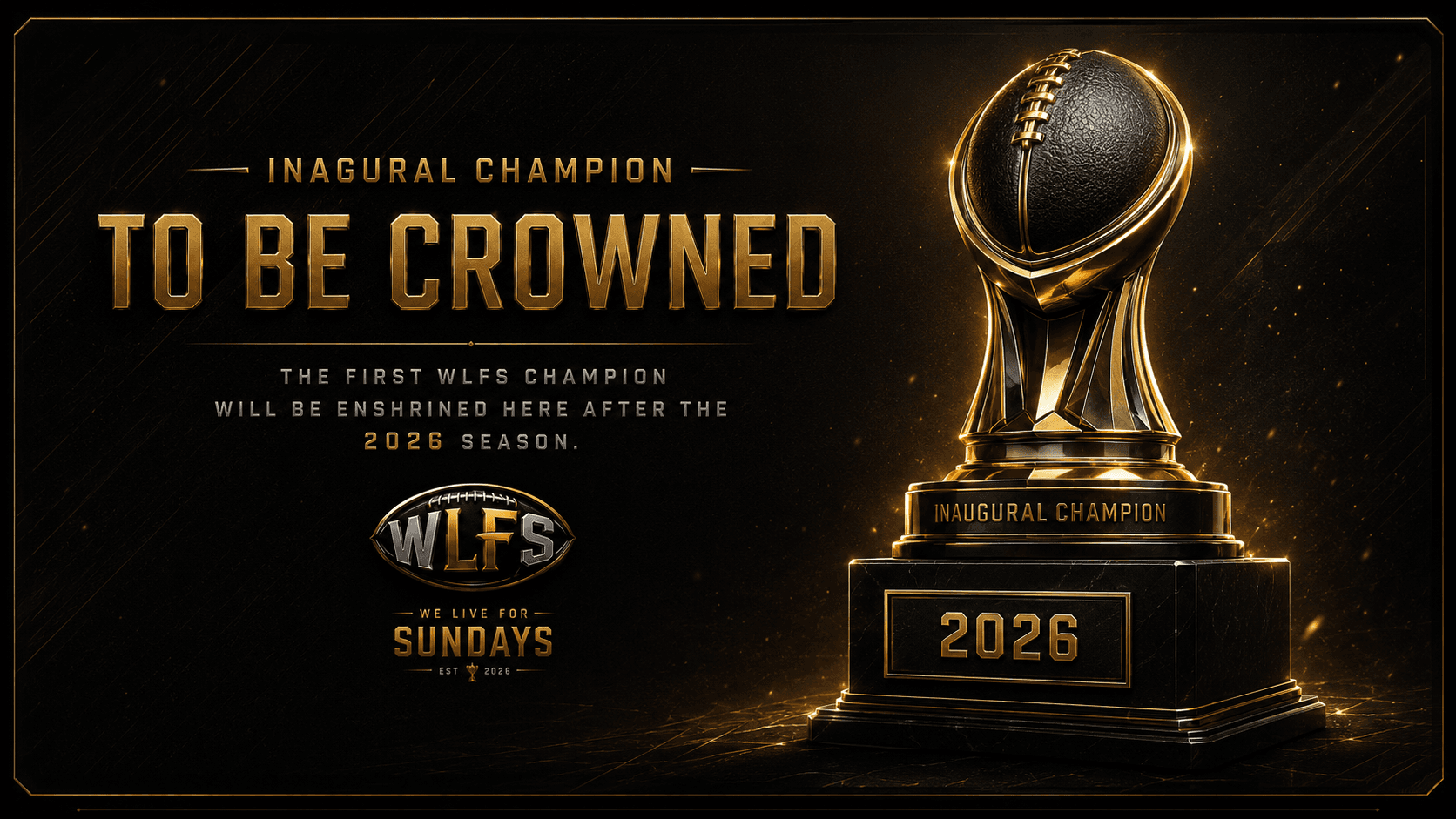 WLFS inaugural champion to be crowned after the 2026 season